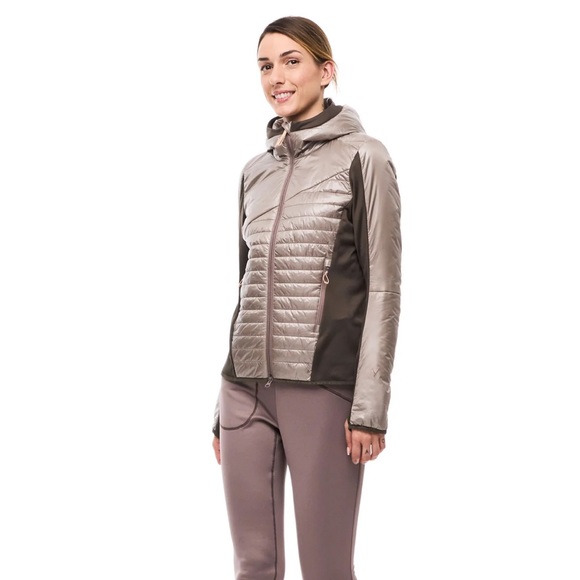 Indyeva MANTAR INSULATED HOODED jacket small in peppercorn/mocha - Picture 2 of 16